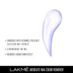Lakme Liquid Nail Polish Remover With Vitamin E, Strengthens Nails & Removes Nail Paint Easily, 27ml (OG Collection) - Image 3