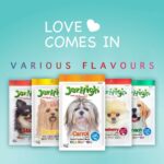 JerHigh Real Chicken Food Treat Spinach, Blueberry, Carrot, Strawberry, Milk, Banana Flavor 6 Pack Combo Set 70G for Dogs by Dogsncats, All Life Stages - Image 6