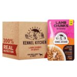Kennel Kitchen Lamb Chunks in Gravy, 130g (Pack of 12) | Wet Dog Food for Adult & Puppy | Dog Food Gravy with Regionally Sourced Fresh Lamb | Free from Artificial Colours & Preservatives - Image 3