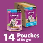 Whiskas Junior Kitten (2-12 Months) Wet Cat Food, Tuna in Jelly, 80 g (Pack of 14), Hydrating Food Made With Real Fish, 100% Complete & Balanced Nutrition for Kittens - Image 3