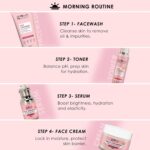 Globus Naturals Revival Rice Ceramide Festive Combo, For Korean Glass Skin, Set of 6 Face Wash 100gm, Cream 50gm, Scrub 50gm, Peel off Mask 100gm, Serum 30ml, Toner 100ml (430gm, RiceCombo16_Diwali) - Image 3