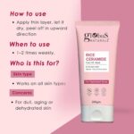 Globus Naturals Revival Rice Ceramide Festive Combo, For Korean Glass Skin, Set of 6 Face Wash 100gm, Cream 50gm, Scrub 50gm, Peel off Mask 100gm, Serum 30ml, Toner 100ml (430gm, RiceCombo16_Diwali) - Image 6