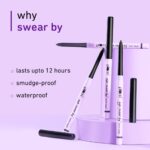 Plum Eye-Swear-By Kajal | Deep Black | Creamy Smooth | Smudge-Proof & Waterproof | Long-Lasting | Twist-Up Pencil | Enriched with Vitamin E | 100% Vegan & Cruelty-Free | 0.35g - Image 4
