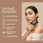 Hilary Rhoda Eyebrow Palette with Spoolie | 3 Natural Blendable Shades | Waterproof & Long-Lasting | Smudge-Proof Brow Powder Kit (Shade 02) – 7.2g - Image 6