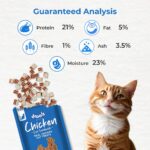 Drools Cod Fish Sandwich Cat Treats Stick, 35 g | Made with Real Chicken & Cod Fish | High Protein Training Treat | for Kitten & Adult Cats - Image 7