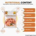 Foodie Puppies Superbone All Natural Chicken Knotted Dog Treat, 7 in 1 (Salmon Oil, Pack of 1) | Highly-Digestible Training Chew Treat | Healthy and Tasty Snack Suitable for All Breeds of Dogs - Image 6