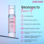 Suroskie Advance Glass Hair Serum 50Ml | Hydrolyzed Collagen, Argan Oil | Instant 20X Shine, Frizz Free (Upto 72 Hrs) | Hair Serum For Dry Frizzy Hair | Heat Protection Upto 230° Celsius | Women & Men - Image 4