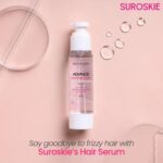 Suroskie Advance Glass Hair Serum 50Ml | Hydrolyzed Collagen, Argan Oil | Instant 20X Shine, Frizz Free (Upto 72 Hrs) | Hair Serum For Dry Frizzy Hair | Heat Protection Upto 230° Celsius | Women & Men - Image 6