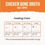 Goofy Tails Chicken Bone Broth for Dogs 300ml (100ml X 3 Pack), Human Grade, Preservative Free, Gut Friendly Dog Food Topper, Dog Supplements with Natural Collagen - Image 5