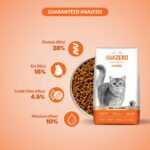 Grain Zero Adult Dry Cat Food 1.2kg + 75g Creamy Treat (Free) | Mackerel | 48% Fresh Fish Inclusion, No Grain Formula, No Gluten | Promotes Healthy Skin & Coat | All Breeds - Image 4