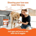 BLEP Fresh Dog Food (Wet) Human Grade, Grain Free|Paneer, Quinoa & Mixed Veggies|Omega 3, 6, Vitamin A, D, E, B|Zero Preservatives & Sugar|Easily Digestible|for All Dog Breeds|2.1kg (21 Pack of 100g) - Image 6