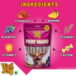Fruit Magic Veg Treats for Dogs | Vitamin C, Calcium Enriched | Gluten Free | Mix Fruit, Strawberry, Blueberry & Banana Flavour, 125 Gm (Stick Shape),All Life Stages - Image 4