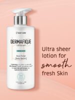 Dermafique Aqua Surge Body Lotion for Winters – 300ml | Protects Against UV Action | 10x Vitamin E Benefits, Glycerine, Shea Butter| Repairs Skin Cell Damage | Dermatologist Tested on Indian Skin - Image 3