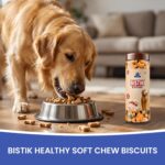 Dr.Pets Bistik Dog Food Treat - Dog Biscuits for Adult Dog & Puppy, Gluten Free Healthy Treats with Fresh & Natural Ingredients, Chicken Peanuts Flavor 450g Pack of 1 - Image 5