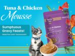 Bark Out Loud Wet Cat Food - Fresh Tuna & Chicken Mousse with Salmon Oil, Taurine & Omega Goodness - Protein-Rich Gravy Feast for Adult Cats, All Breeds, No Preservatives - Pack of 12 (85gmX12) - Image 3