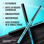 Lakme 9-5 Eyeconic Kajal, Classic Brown, Smudgeproof and Waterproof that lasts upto 24H, for 2x dark pigment, 0.35g - Image 4