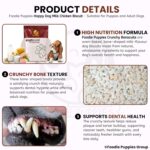 Foodie Puppies Dog Biscuits - (3Kg) Milk Flavor Bone-Shape Oven Baked Treats with Crunchy Texture | Healthy, Nutritious Pet Snacks for Training, Dental Care & Daily Use | All Dog Breeds & Sizes - Image 3