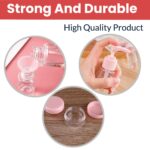 Temperia Travel Bottles for Toiletries (7pcs) - Refillable Empty Mini Containers with Pouch (Random Colors) - Travelling Accessories & Essentials Kit Set for Shampoo, Cosmetics, and More - Image 8