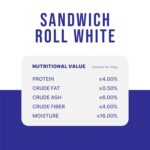 Non-Rawhide Dog Chews, Sandwich Roll White for Dogs, 225g | Safe & Digestible Treats | Healthy Chew Sticks for All Breeds & Sizes - Image 5