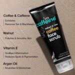 mCaffeine Coffee Tan & Dead Skin Removal Face Scrub (75gm)|Caffeine & Walnut Scrub for Face|Exfoliating & Brightening Scrub|Blackhead Remover,Whitehead Remover,Detan Pack I Face Scrub For Women & Men - Image 4
