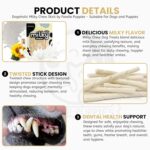 Dogaholic Milky Chew Stick (30 in 1) (Pack of 5) Dog Treat | Healthy & Highly Digestible Treat Suitable for All Breeds Sizes | Sold by Foodie Puppies with Free Key Ring - Image 3