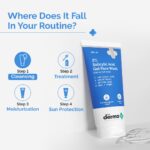 The Derma Co. 2% Salicylic Acid Gel Face Wash | For Oily Skin | With Salicylic Acid & Witch Hazel | Treats Active Acne| Unclog Pores | Controls Oil - 100ml - Image 3