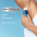 NIVEA MEN Fresh Active 50ml Deo Underarm Roll On | With Fresh Ocean Extracts Scent| 72 H Freshness| 0% Alcohol | Dermatologically Approved & Paraben Free Formula - Image 5