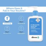 The Derma Co 2% Niacinamide Gentle Skin Cleanser for Sensitive, Dry, Normal Skin - 125 ml Non-Irritant | 100% Soap-Free | Non-Oil Stripping | Gently Cleanses Makeup - Image 5
