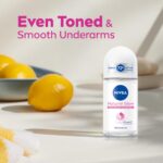 NIVEA Natural Glow Smooth Skin Deodorant Underarm Roll On For Women|Vitamin C,Vitamin E,Avocado Oil And Licorice Extract|72 H Even Toned,Smooth & Bright Underarms|0% Alcohol And Dermat Approved|50 Ml - Image 3