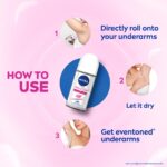 NIVEA Natural Glow Smooth Skin Deodorant Underarm Roll On For Women|Vitamin C,Vitamin E,Avocado Oil And Licorice Extract|72 H Even Toned,Smooth & Bright Underarms|0% Alcohol And Dermat Approved|50 Ml - Image 8