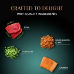 Sheba Rich Premium Adult (1+ Years) Wet Cat Food, Skipjack & Salmon Flavour, 35 g Pouch (Pack of 12), High-moisture wet food for healthy hydration - Image 4