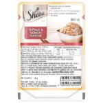 Sheba Rich Premium Adult (1+ Years) Wet Cat Food, Skipjack & Salmon Flavour, 35 g Pouch (Pack of 12), High-moisture wet food for healthy hydration - Image 13