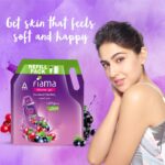 Fiama Body Wash Shower Gel Blackcurrant & Bearberry, 1.4L Bodywash Refill Value Pouch for Women & Men with Skin Conditioners for Radiant Glow, Skin Friendly pH - Image 3