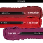 Staze 9to9 Pout On Matte + Smudgeproof Lip Crayon | Non-Drying, Transferproof & Sharpenable| Pigmented Matte Finish | 12-Hour Stay | Lightweight | 08 Dusty Rose | 3.5 g - Image 8