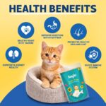Smylo Natural Healthy Kitten Wet Food (2-12 Months) 70g x 16 Packs | Variety Combo of Tuna & Salmon and Chicken & Liver Recipes | Grain Free, No Preservatives, No by-Products | Vet-Formulated - Image 4