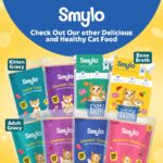 Smylo Natural Healthy Kitten Wet Food (2-12 Months) 70g x 16 Packs | Variety Combo of Tuna & Salmon and Chicken & Liver Recipes | Grain Free, No Preservatives, No by-Products | Vet-Formulated - Image 9