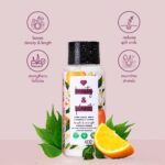 Love Beauty & Planet Curry Leaves, Biotin & Mandarin Natural Conditioner for Split-end Free Long Hair|No Sulfates,No Paraben|400ml - Image 7