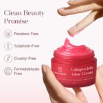 SeoulSkin Collagen Jelly Glow Cream | Red Jelly Face Cream for Glowing Skin | Niacinamide + Hyaluronic Acid + White Lily Extract | Deep Hydration, Youthful Bounce & Radiance | 50ml - Image 8