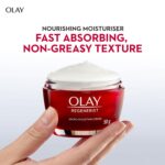 Olay Regenerist Micosculpting Day Cream | Hydrated, Plump, Bouncy Skin | With Hyaluronic Acid, Niacinamide and Peptides | Normal, Oily, Dry, Combination Skin | 50g - Image 7