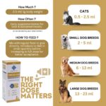 Omega 3+6 Concentrated Salmon Fish Oil for Dogs & Cats with Vitamins & Minerals | Shinier Coat, Itch & Allergy Control | Improves Skin & Hair Health | Nutritional Supplement for Pets - 200 ml - Image 6