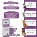 Vital+ Advanced Wellness Formula for Dogs & Cats | Multivitamin Syrup for Healthy Skin, Joints & Boosted Immunity | Nutritional Supplement with Vitamins & Minerals for Enhanced Growth - 200 ml - Image 6