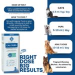 Calcium+ Advanced Mobility Formula with Calcium, Amino Acids & Vitamins for Dogs & Cats | Bone Growth, Muscle Strength & Nerve Support | Nutritional Supplements for Pets - 200 ml - Image 6