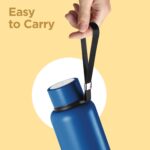 Milton Aura 1000 Thermosteel Water Bottle, 24 Hr Hot and Cold I Leak Proof Lid, ISI Certified I Vacuum Insulated I for Office, Gym, School I Dark Blue - Image 6