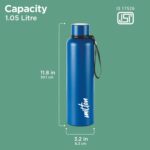 Milton Aura 1000 Thermosteel Water Bottle, 24 Hr Hot and Cold I Leak Proof Lid, ISI Certified I Vacuum Insulated I for Office, Gym, School I Dark Blue - Image 8