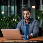 Milton Aura 1000 Thermosteel Water Bottle, 24 Hr Hot and Cold I Leak Proof Lid, ISI Certified I Vacuum Insulated I for Office, Gym, School I Dark Blue - Image 9