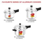 Pigeon by Stovekraft Favourite Outer Lid Non Induction Aluminium Pressure Cooker, 3 Litres - Image 5