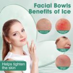 Silicone Collapsible Face Bowl with Built-In Ice Tray, Modern Style, Black, Round, Dishwasher Safe, For Face Bath, Soaking, Washing - Image 6
