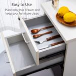 ElastPro EVA Food Grade Washable Anti Slip Mat/Sheet for Fridge, Shelf Liner, Table, Kitchen Drawer mat (Diamond Clear, 5 Meter) - Image 8