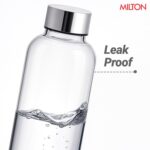 MILTON Costa 1000 Pet Water Bottle Set of 2, 1 Litre Each | Airtight & Leakproof Stainless Steel Lid | Unbreakable, BPA-Free, Reusable Plastic Fridge Bottles for Home, Office, School, Travel - Image 6
