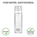 CELLO H2O Glass Water Bottle for Office & Daily Use 920 ml, Transparent | Durable & Stylish, Freezable & Fridge Safe, Leakproof Wide Mouth Leadfree Toughened Glass Water Bottle For Kitchen & Travel - Image 3